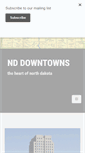 Mobile Screenshot of nddowntowns.com