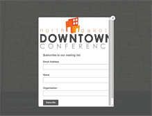 Tablet Screenshot of nddowntowns.com